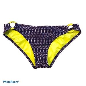 Victoria’s Secret The Cheeky Bikini Bathing Suit Bottoms / Large / Blue &  Green